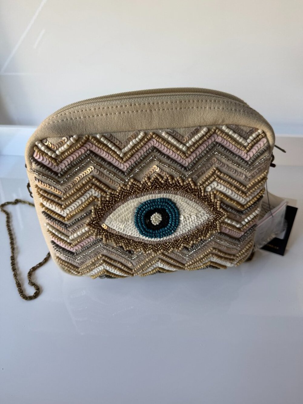 NWT American & Beyond Embellished Eye Crossbody Bag